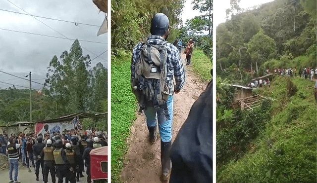 Cajamarca: retienen a funcionarios de la empresa Rial Minera en la provincia de San Ignacio | Exploración minera | Minem. Foto: composición LR/redes sociales/cortesía