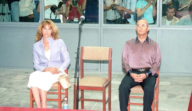 Jacqueline Beltrán y Vladimiro Montesinos, cuando la ilusión del poder había terminado.