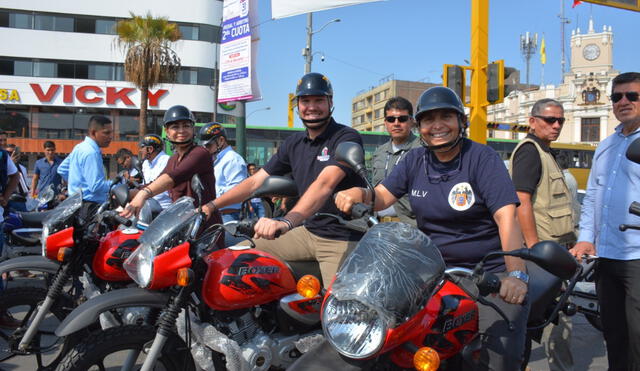 Municipalidad de La Victoria recibe motocicletas para enfrentar el crimen y el caos vehicular