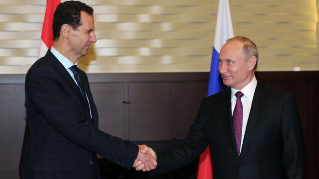 Putin y Al Assad se reúnen por primera vez tras los ataques químicos en Siria