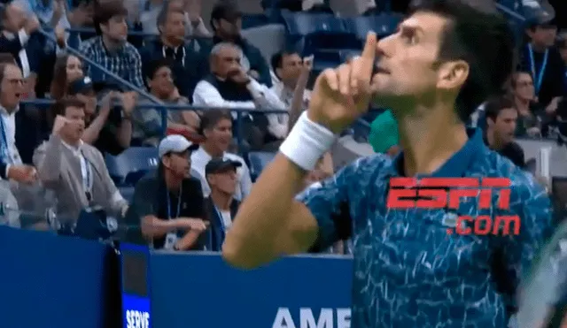 Djokovic perdió los papeles e insultó a la grada de Del Potro en la final del US Open [VIDEO]
