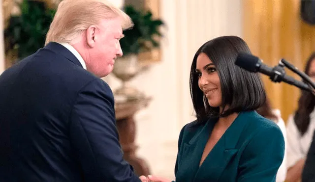El inesperado look que usó Kim Kardashian para reunirse con Donald Trump