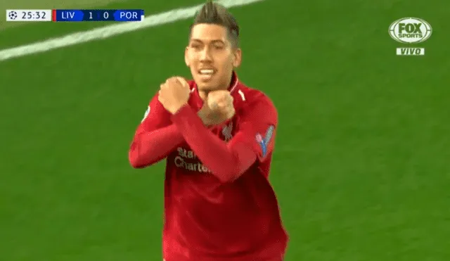 Liverpool vs Porto: Firmino convierte en gol una gran jugada colectiva de los 'Reds' [VIDEO]
