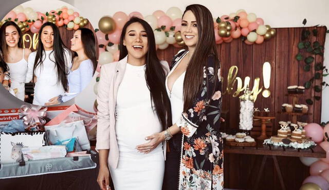La joven influencer decidió organizar un baby shower para su primogénita, que podría nacer en los próximos días. Foto: Composición Instagram