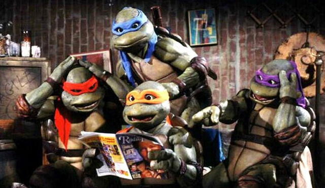 La primera película de las tortugas ninja fue una de las más taquilleras de 1990.