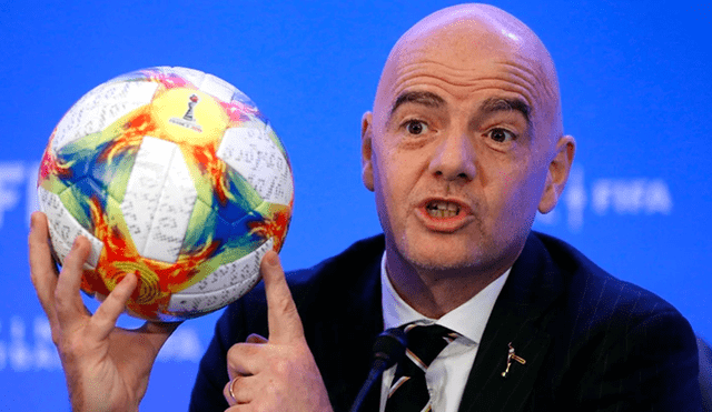 La FIFA priorizará tres puntos para el regreso del fútbol, aseguró su presidente Gianni Infantino. Foto: AFP.