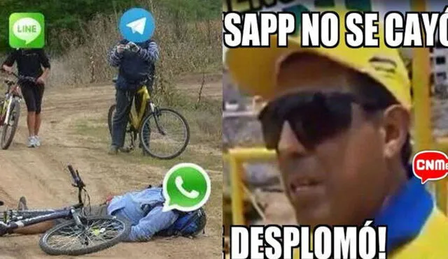 En Facebook se burlan con memes de la caída de WhatsApp