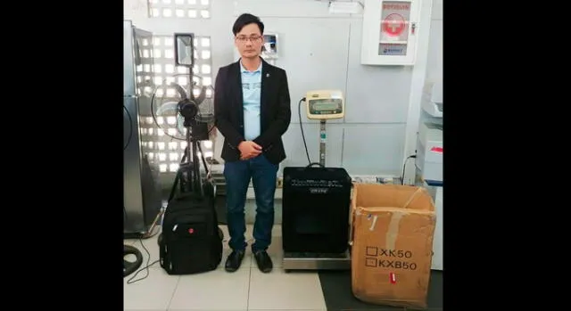Tumbes: Capturan a vietnamita que trasladaba cocaína en amplificador de sonido