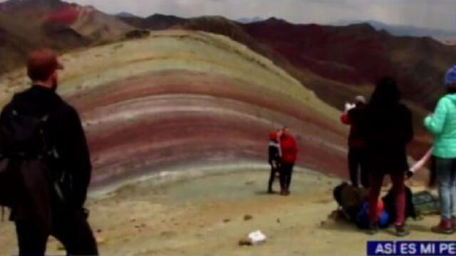 Cusco: hallan otra montaña 7 colores en la comunidad de Palccoyo [VIDEO]