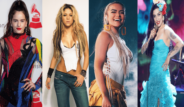 Karol G, Mon Laferte, Rosalía y Shakira se enfrentan en los Latin Billboard 2019 [FOTOS]