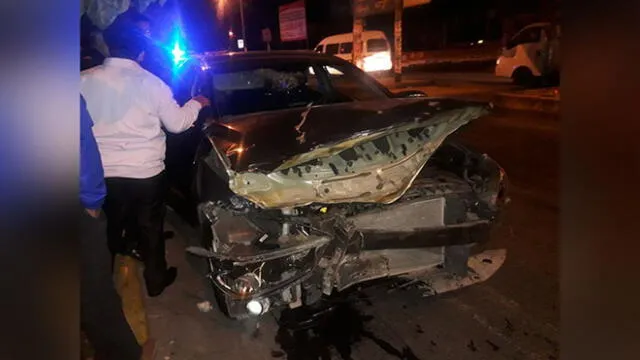 Joven resultó herida tras accidente de tránsito en Arequipa