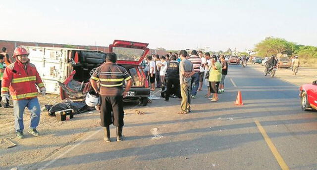 Tumbes: dos personas perdieron la vida en diferentes accidentes de tránsito