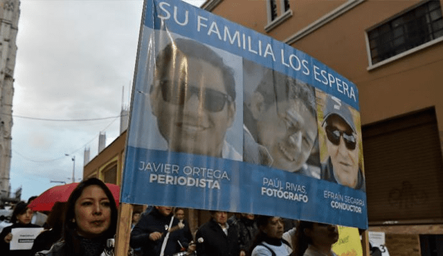 Cuerpos de periodistas asesinados serán enviados a Quito el miércoles