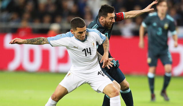 Argentina empató 2-2 con Uruguay en Israel con gol de Messi en los descuentos [RESUMEN]