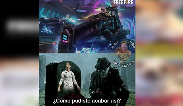 Desliza para ver los mejores memes de Cristiano Ronaldo en Free Fire. Foto: captura de Facebook