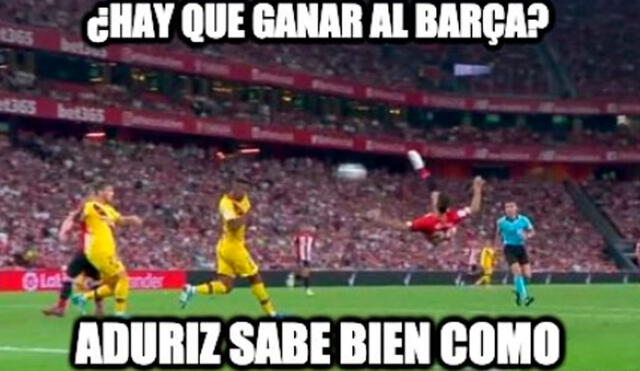 Barcelona vs Athletic Club: Sin Messi, pero con memes, revive las imágenes más divertidas tras el gol de Aduriz