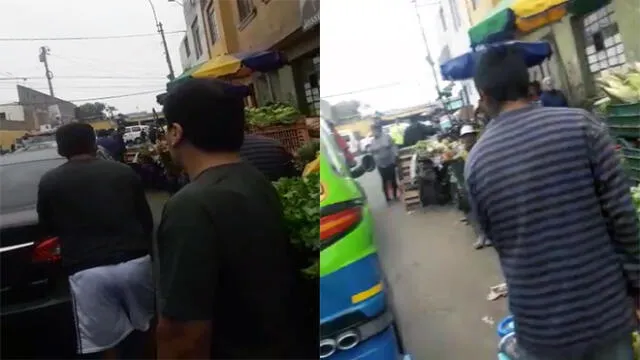 Surco: transeúntes viven suplicio por mercado informal [VIDEO]