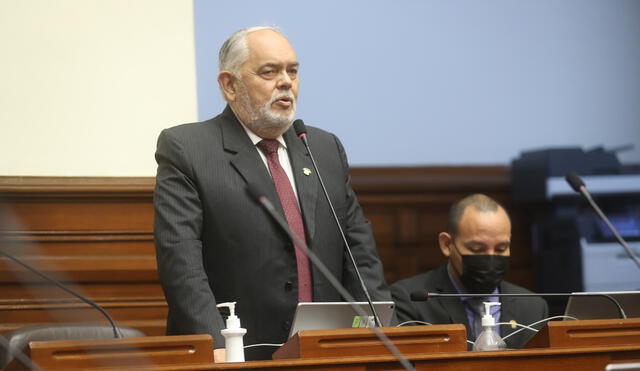 Jorge Montoya presidió la comisión investigadora de las Elecciones Generales 2021. Foto: Congreso