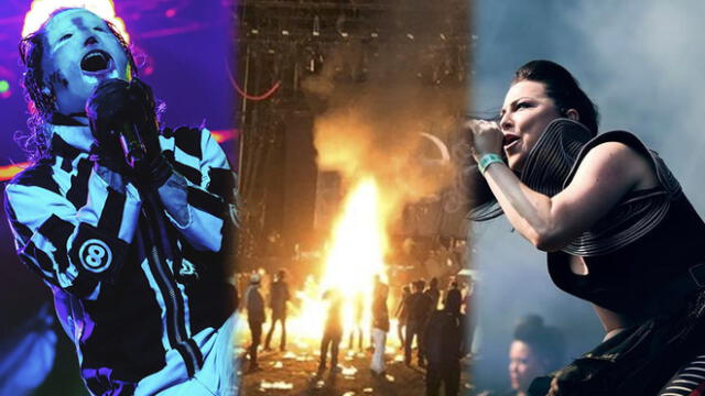 Fans causan disturbios por cancelación de conciertos de Slipknot y Evanescence