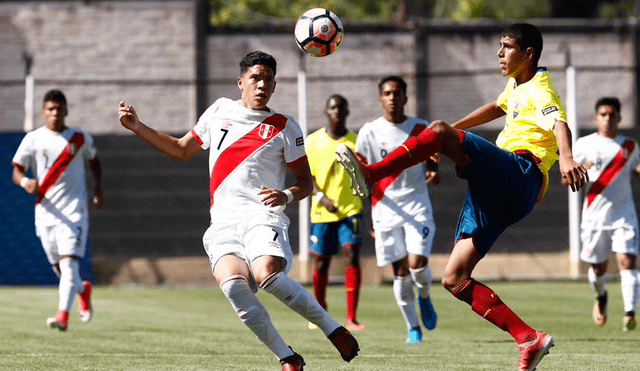 Perú igualó 1-1 ante Ecuador y sigue invicto en el Sudamericano Sub-15 [VIDEO]