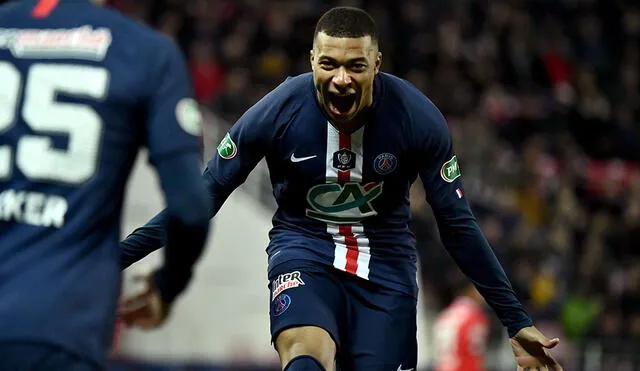 PSG goleó 6-1 al Dijon y clasificó a semifinales de la Copa de Francia. Foto: AFP.