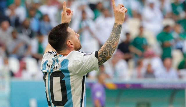 Lionel Messi fue titular en los dos partidos de la selección argentina. Foto: AFP