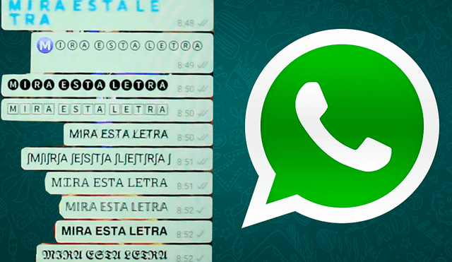 WhatsApp: Con este truco podrás cambiar el tipo de letra en tus mensajes [FOTO]
