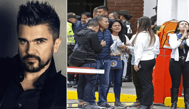 Juanes condena atentado en Bogotá: “que la oscuridad del terrorismo no vuelva a tocar nuestra puerta”