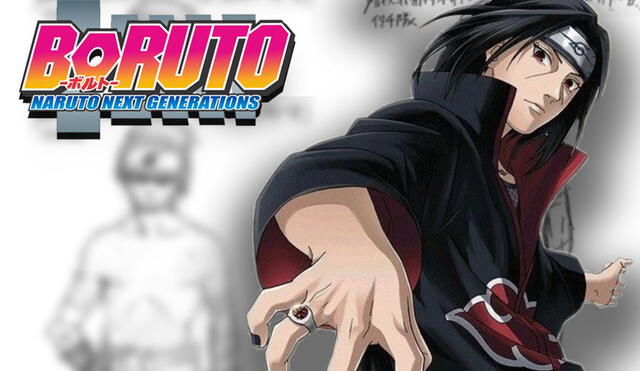 Creador compartió el diseño original de Itachi.