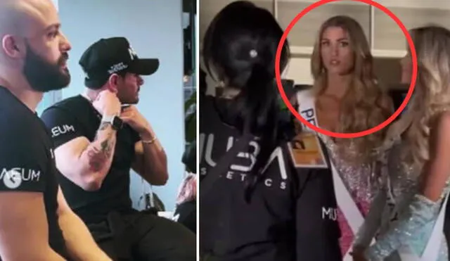 Alessia Rovegno no recibió retoque de su maquillaje en el Miss Universo y generó polémica. Foto: Tik Tok