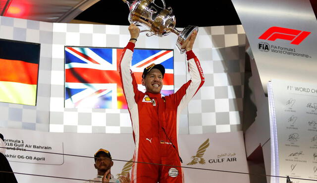 Vettel ganó el Gran Premio de Bahrein