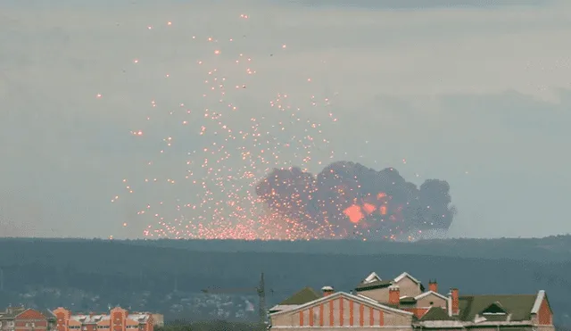 Rusia: miles de personas son evacuadas tras explosión de arsenal militar