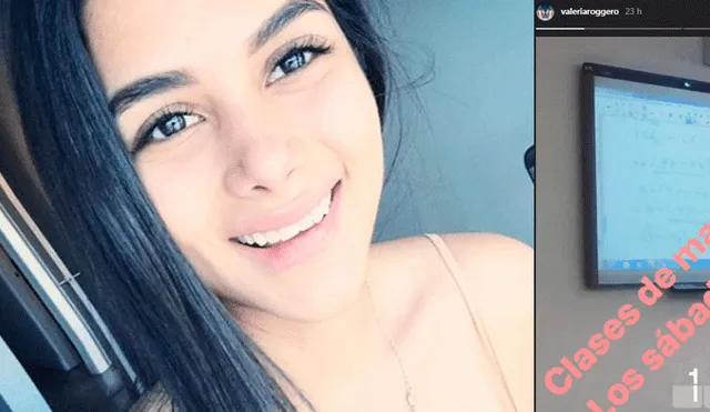 Instagram: Valeria Roggero se graba estudiando, pero su ortografía llama la atención