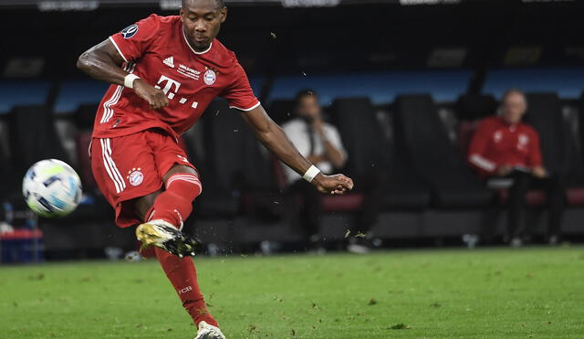 Alaba termina contrato con el Bayern Múnich esta temporada. Foto: AFP