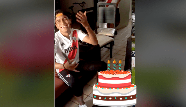 Facebook: amigos le regalan peculiar “pastel” de cumpleaños y él se emociona [VIDEO] 