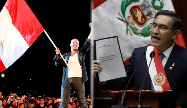 Cantautor peruano se pronunció así sobre la medida planteada por Martín Vizcarra