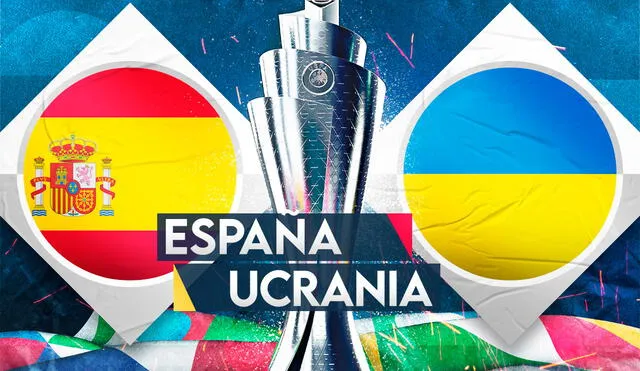 España visita a Ucrania este martes por la fecha 4 del grupo D de la UEFA Nations League. Foto: Composición de Fabrizio Oviedo / La República