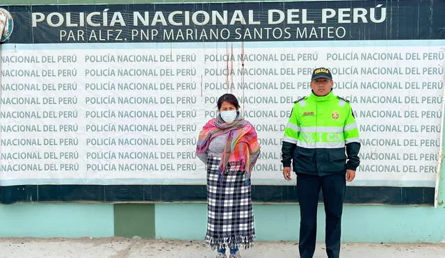 Esperanza Honori Mamani, fue detenida. Foto: PNP