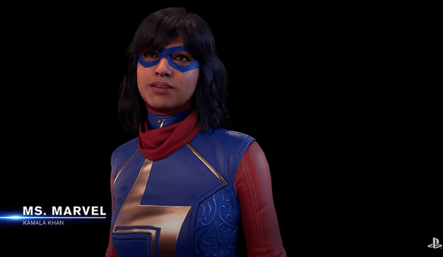 Podrás jugar como Ms. Marvel en Marvel's Avengers.
