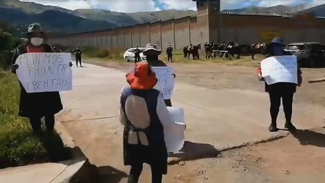 Piden libertad para algunos internos del penal de Qenqoro en Cusco.