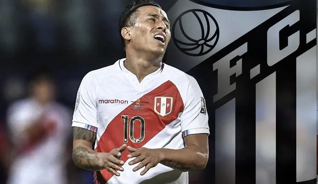 Christian Cueva jugó en el Santos entre el 2019 y el 2020. Foto: composición LR/AFP