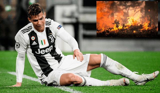 Cristiano Ronaldo se pronunció en Instagram tras el fatídico incendio que se produce en el Amazonas. | Foto: AFP / Referencial