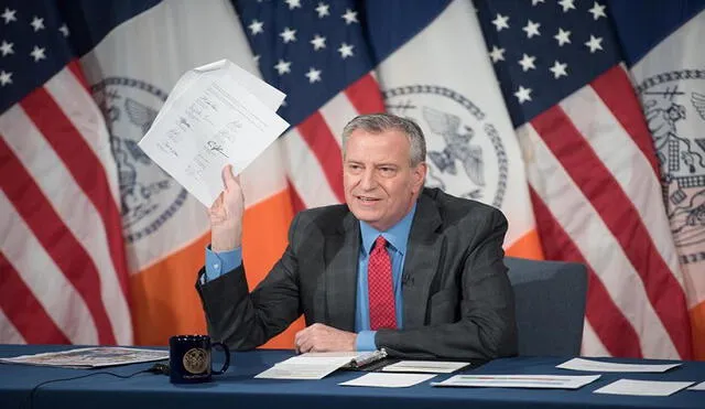"Es causa de preocupación", declaró Bill de Blasio. Foto: Alcaldia de Nueva York (EFE)