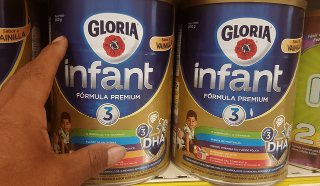 Inmovilizarán lotes de fórmula infantil de Gloria por riesgo de salmonella