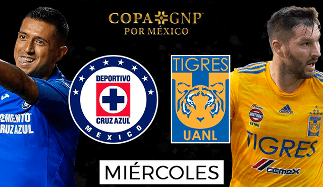 Cruz Azul vs. Tigres EN VIVO: juegan por semifinales de la Copa GNP por México 2020.