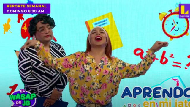 Stephanie Orúe reveló que es la primera vez que hacen una parodia sobre ella. (Foto: Captura Latina)