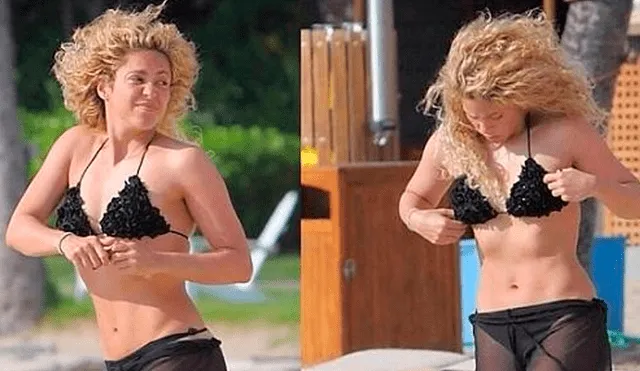 Shakira y Piqué disfrutan de sus vacaciones y no se salvan de los paparazzis en plena playa 