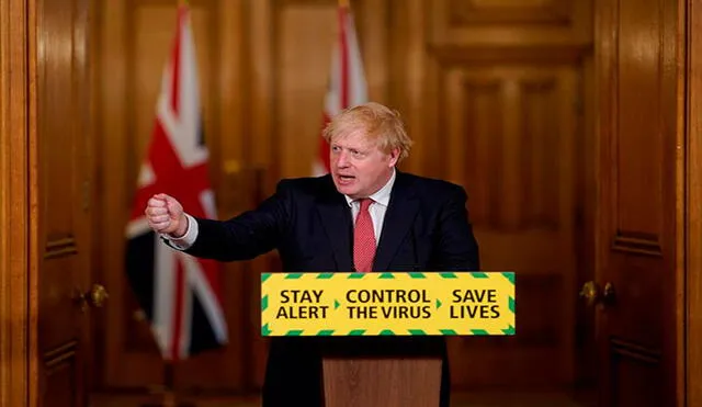 Boris Johnson tiene la intención de aumentar aún más la capacidad del Reino Unido para detectar eel coronavirus. Foto: EFE