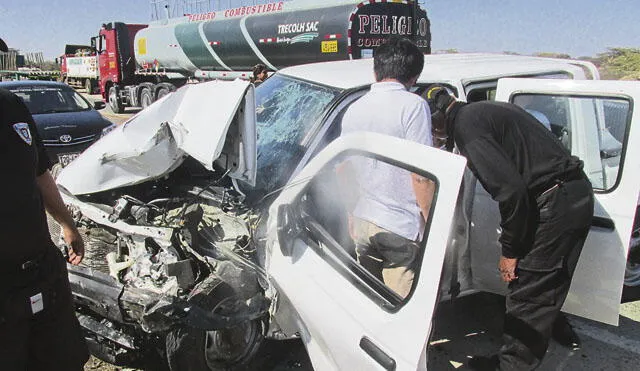 Tres muertos y cuatro heridos dejan accidentes en vías de Talara y La Libertad