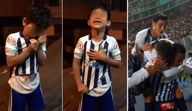 Alianza Lima: niño hincha blanquiazul llora de emoción tras pase a la final de la Liga 1.